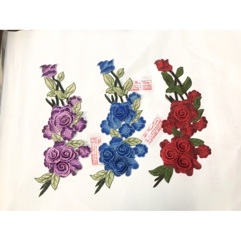 Hoa thêu cánh nổi mã h375 (Shop giao đơn tiền hàng từ 50k)