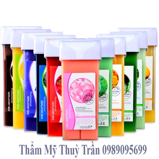 [Tặng giấy wax] Tuýp sáp Wax lông nóng tại nhà không đau siêu xịn 3 màu giao ngẫu nhiên