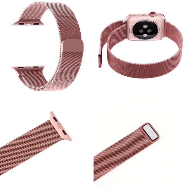 [ Giá siêu rẻ,chính hãng 100% ] DÂY ĐEO THÉP KHÔNG GỈ CHO APPLE WATCH ( Dây Milanese Loop)