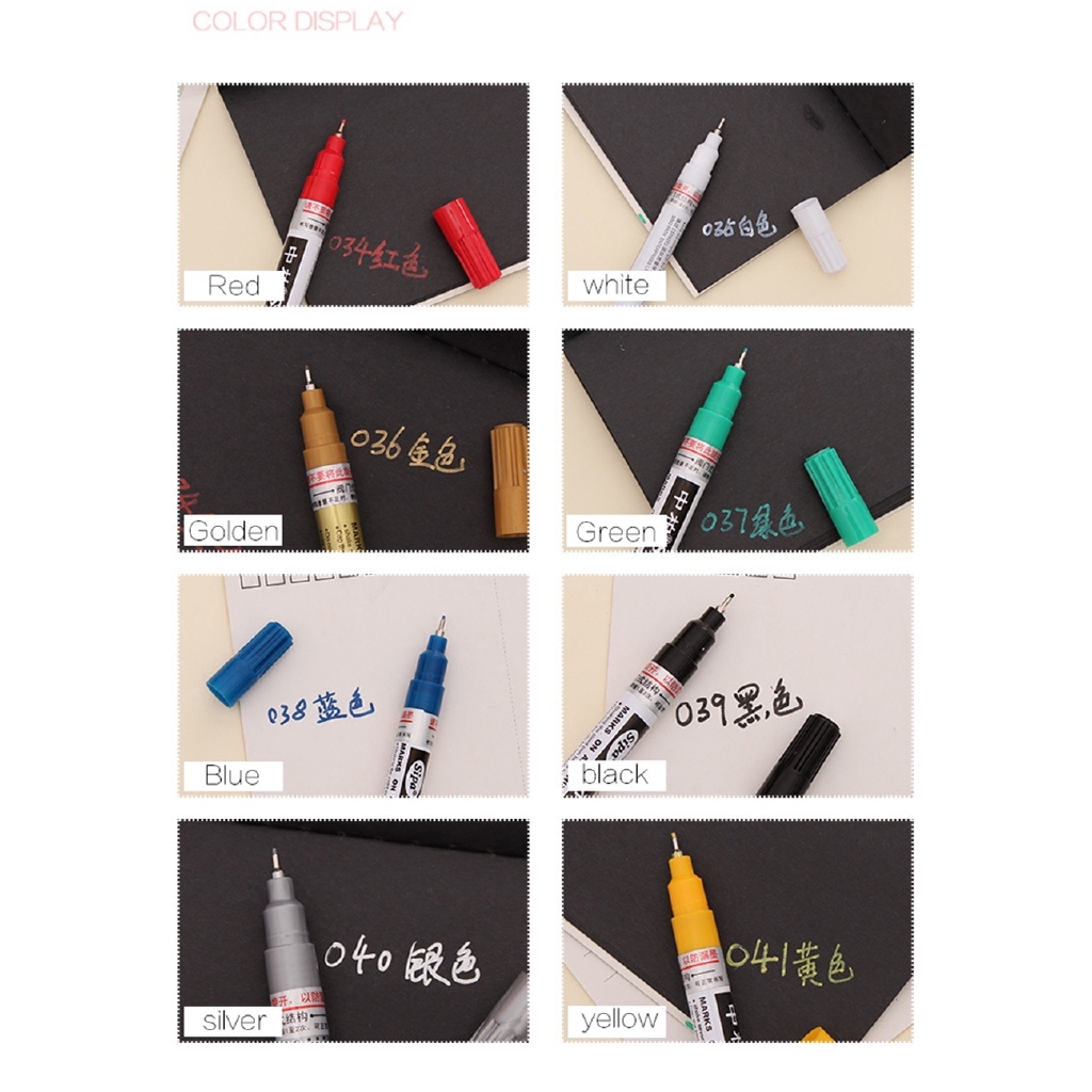 Bút lông kim đánh dấu với đầu ngòi 0.7mm không độc hại có 8 màu tùy chọn