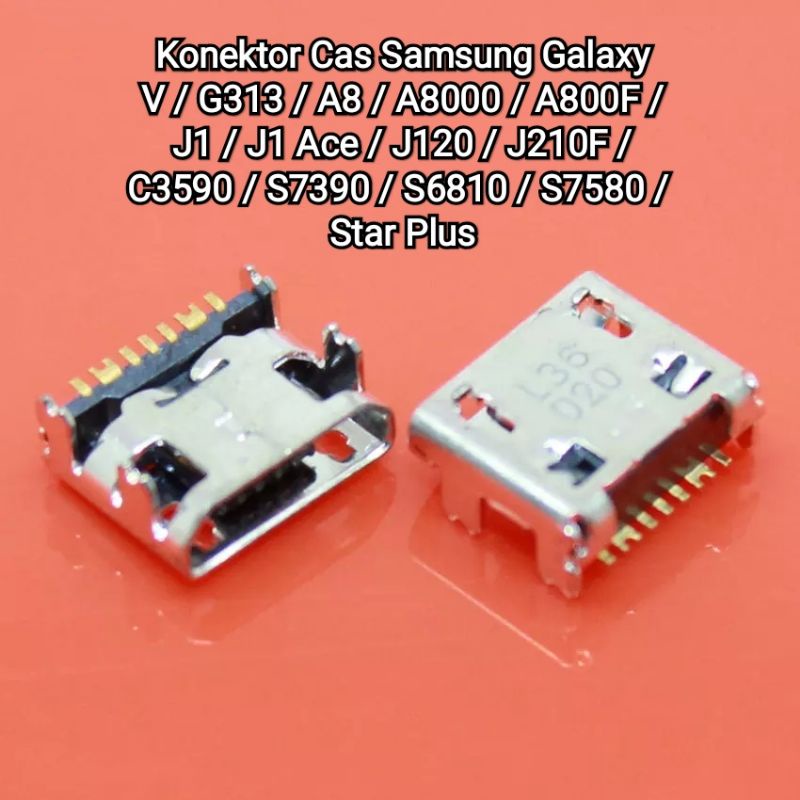 Bộ sạc cho Samsung Galaxy V / G313 / A8 / A8000 / A800F / J1 / J1 Ace / J120 / J210F / C3590 / S7390 / S6810 S7580 Plus