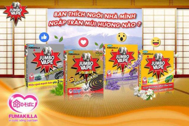 Nhang muỗi jumbo vape và nhang raid ít khói hương lài hương lavender hương rừng và ít khói mạnh gấp 3 lần s2
