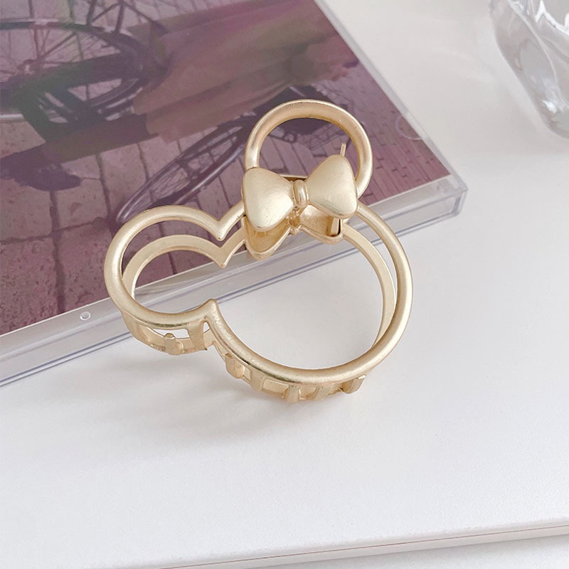 Kẹp tóc kim loại thiết kế đơn giản dễ thương