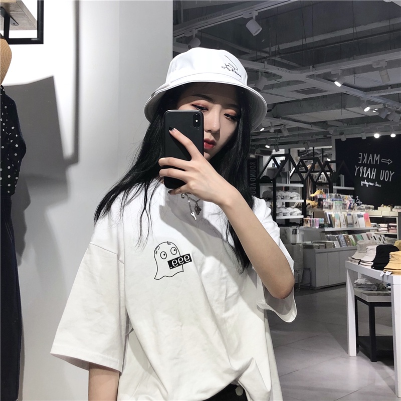 Áo thun tay lỡ  Con Ma 999  phông Unisex nam nữ tee oversize form rộng pull Ulzzang Streetwear Hàn Quốc vải mềm