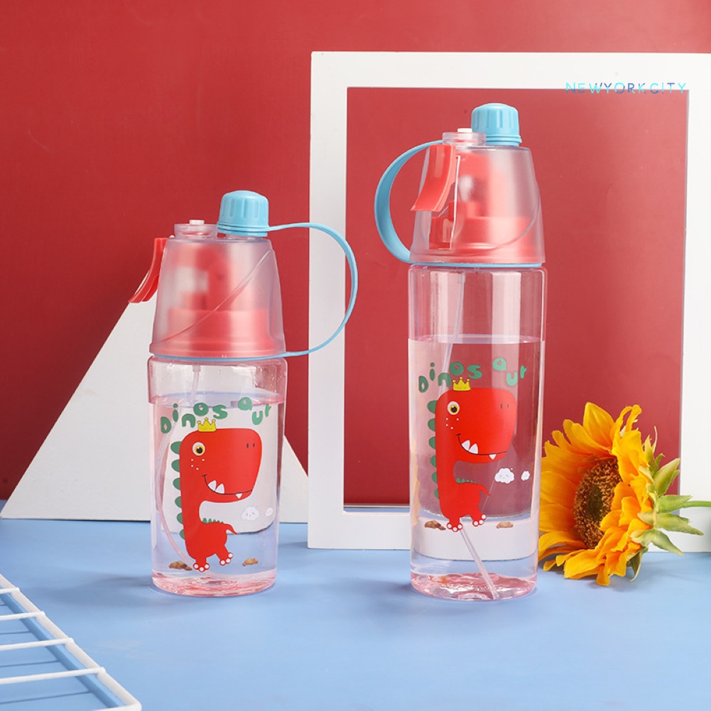 Bình Nước NY-400 / 600ml Họa Tiết Hoạt Hình Dễ Thương Cho Bé