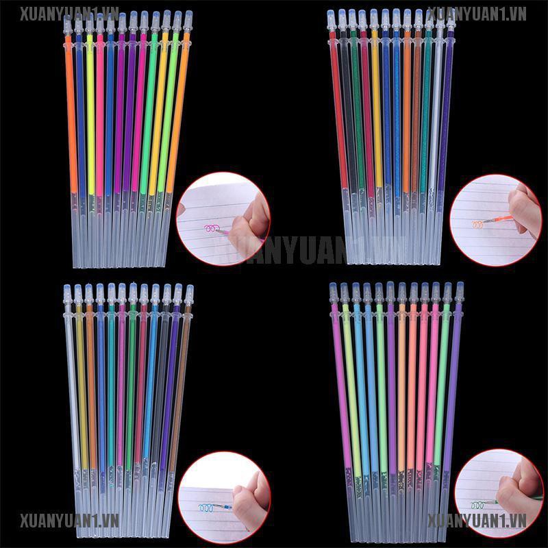 Túi 12 Bút Đánh Dấu Dạ Quang Nhiều Màu Sắc Dành Cho Học Sinh XUANYUAN1