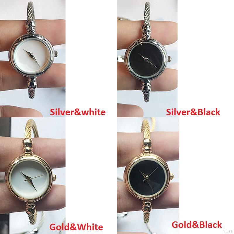 Đồng hồ nữ mặt tròn dây kim loại sang trọng | BigBuy360 - bigbuy360.vn