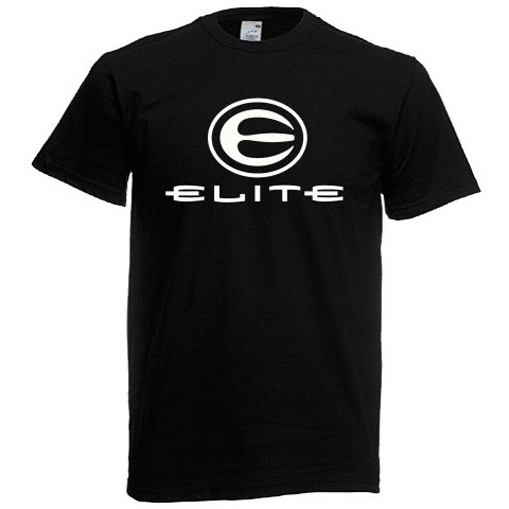 Tự Làm Customiezd Store Tee Unseix Elite Bắn Cung Biểu Tượng Áo Thun Nam Đen