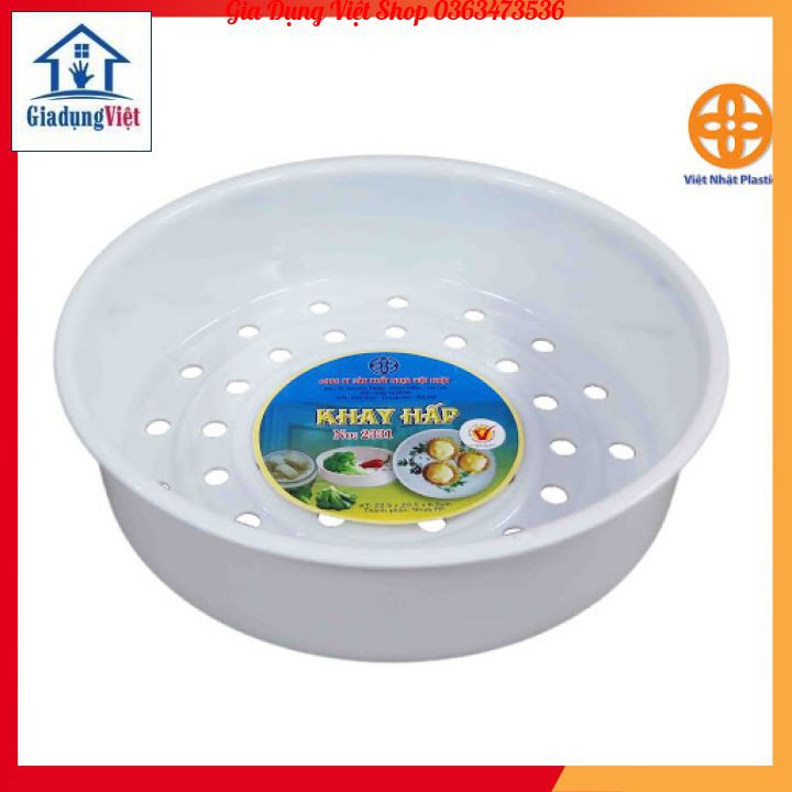 Xửng Hấp, Khay Hấp Nhựa Đường Kính 22 cm Nhựa Việt Nhật