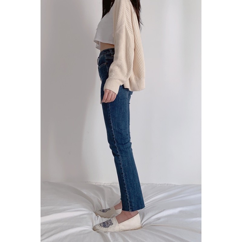 QUẦN JEANS ỐNG ĐỨNG ÔM MERCIDENIM ( MIDI STRAIGHT JEANS )