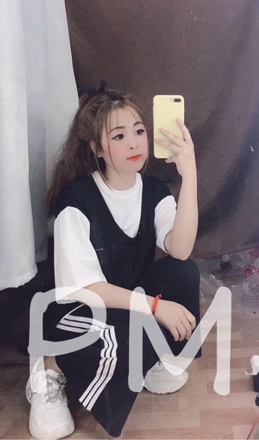 Sét áo gile rách+ quần ba sọc rộng | BigBuy360 - bigbuy360.vn