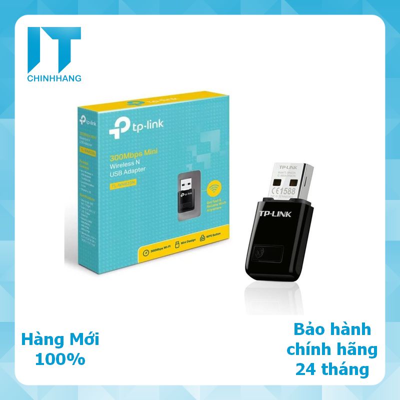 USB WiFi TP-Link WN823N Chuẩn N Tốc Độ 300Mbps - Hàng Chính Hãng