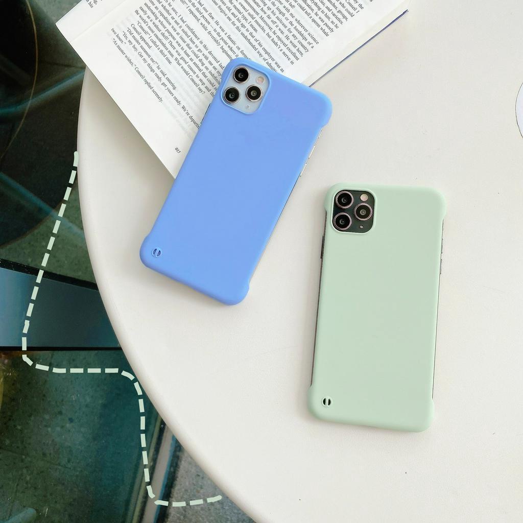 Ốp điện thoại PC mỏng không viền thích hợp cho IPhone 6 6S 7 8 Plus X XR XS Max 11 SE 2020