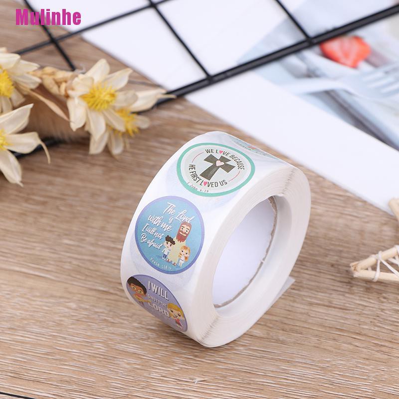 Cuộn 500 Nhãn Dán Trang Trí Đồ Chơi Cho Trẻ Em