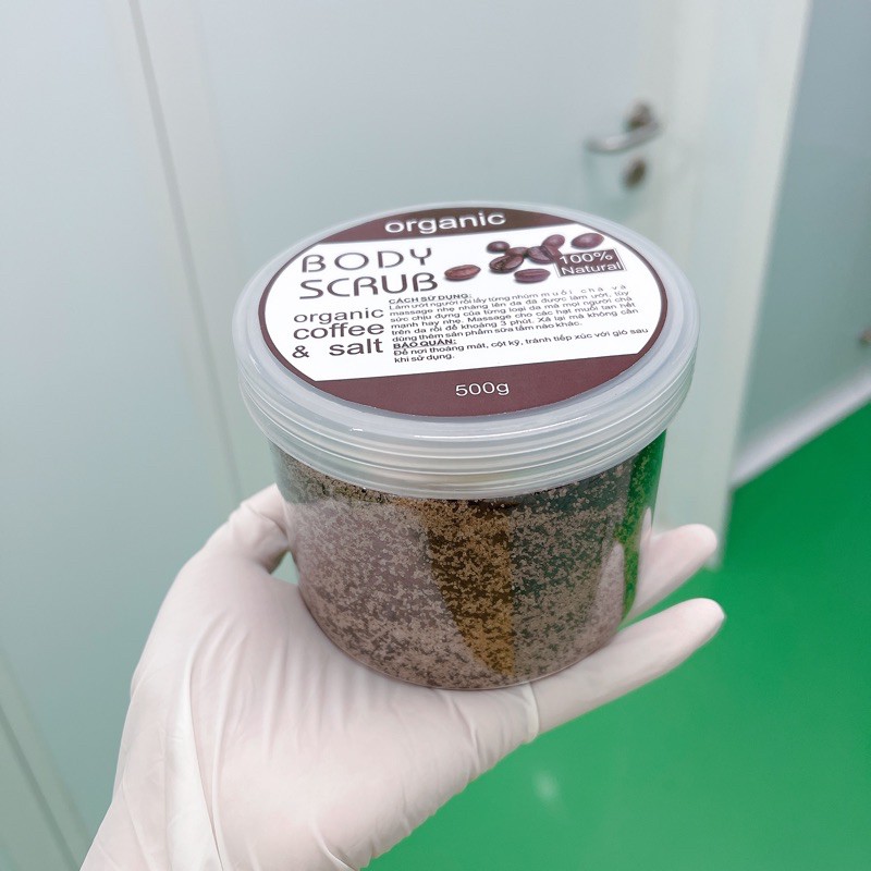 Muối Tẩy Tế Bào Chết Cà Phê Giảm Thâm Mụn Lưng - Coffee Salt Scrub - 100% Natural | BigBuy360 - bigbuy360.vn