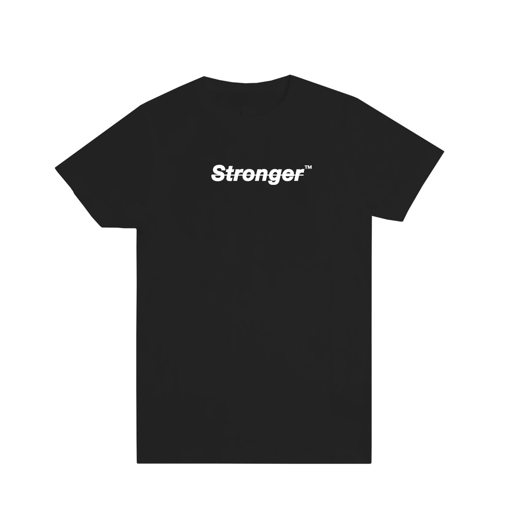 Áo thun form rộng tay lỡ nữ Unisex - Stronger phản quang - Midori Studio