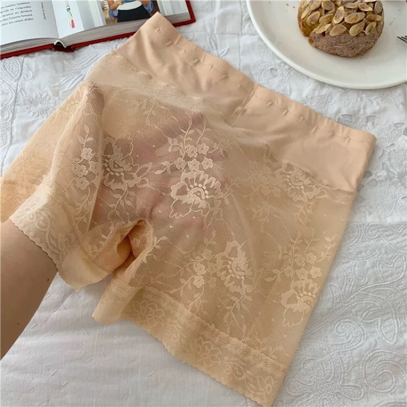 Quần lót nữ dáng đùi cotton phối ren sexy, cạp cao gen mỡ bụng dưới- nâng mông căng tròn cho nàng tự tin diện đồ body