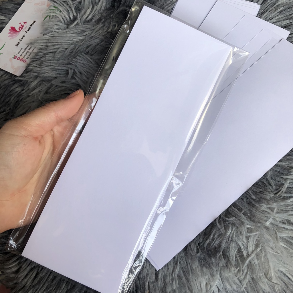 Giấy Wax Lông 50 Tờ Tặng Que Gỗ (Giấy A4) Dùng Kèm Gel Wax, Bám Lông Tốt, Wax Lông Nách, Tay, Chân, Bikini - LAI'S STORE
