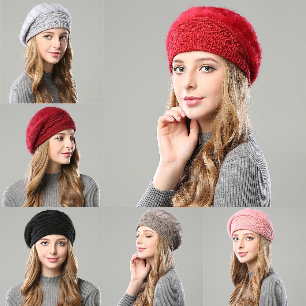 Mũ Beanie Cotton Pha Co Giãn Giữ Ấm Mùa Đông Kiểu Mới