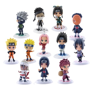 Set 12 Mô Hình Nhân Vật Phim Hoạt Hình Naruto 7cm