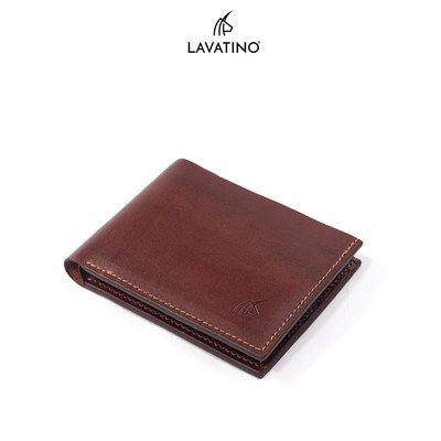 Ví handmade] Ví nam cao cấp da Veg chính hãng Lavatino [Wallet Wave - WB07]