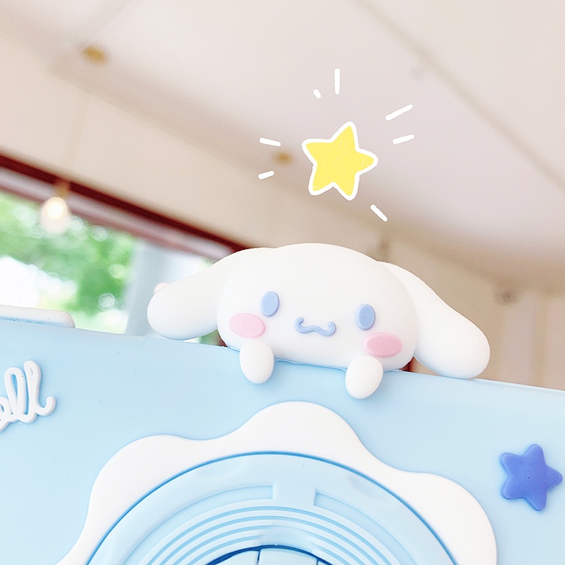 Ốp Điện Thoại Silicon Mềm Chống Sốc Hình Chú Chó Cinnamoroll 3D Cho iPhone 13 12 11 Pro Max XR XS Max X 7 8 6 6s Plus
