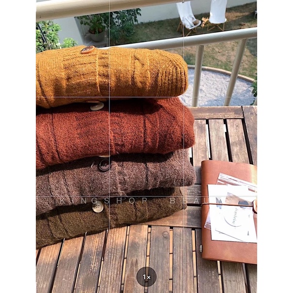 Áo Len Cadigan Full màu