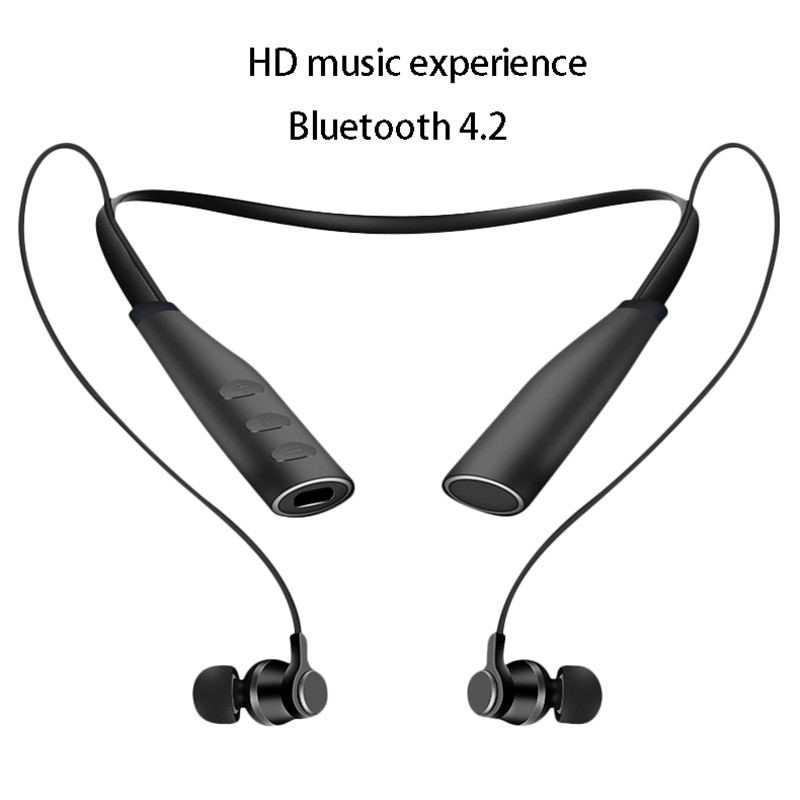 Bộ Tai Nghe Thể Thao Không Dây Bluetooth Chống Nước Tích Hợp Nghe Nhạc Mp3 Hỗ Trợ Thẻ Sd