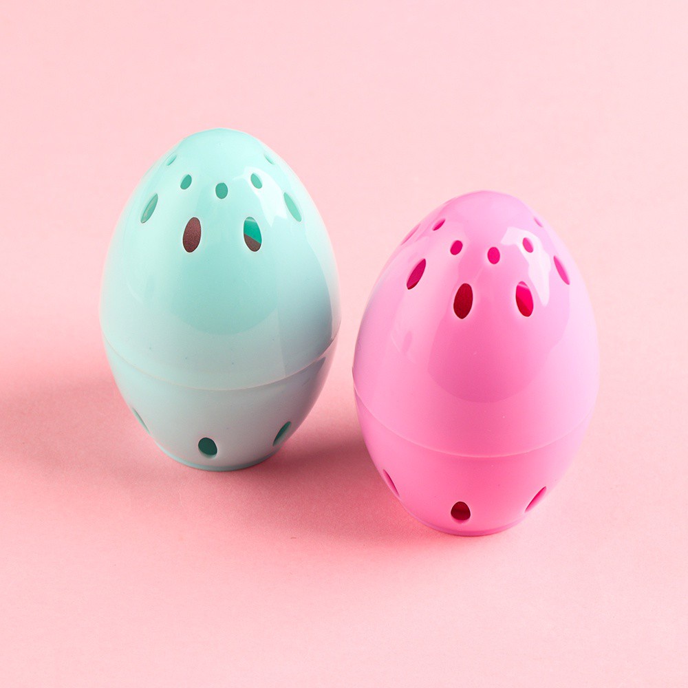 [Hàng mới về] Hộp đựng mút trang điểm hình quả trứng nhiều màu sắc tùy chọn
