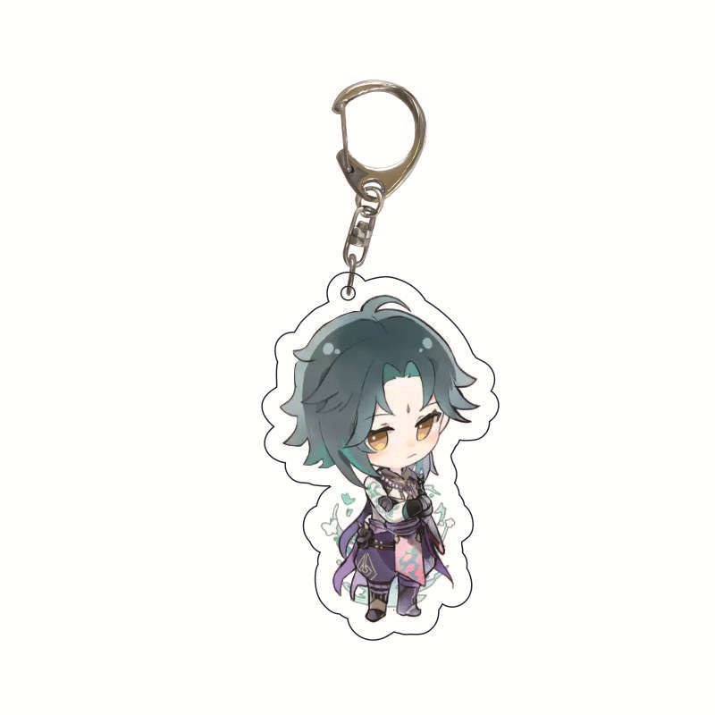 Móc Khóa GENSHIN IMPACT ver ĐỨNG CHIBI Mica acrylic anime game mẫu mới