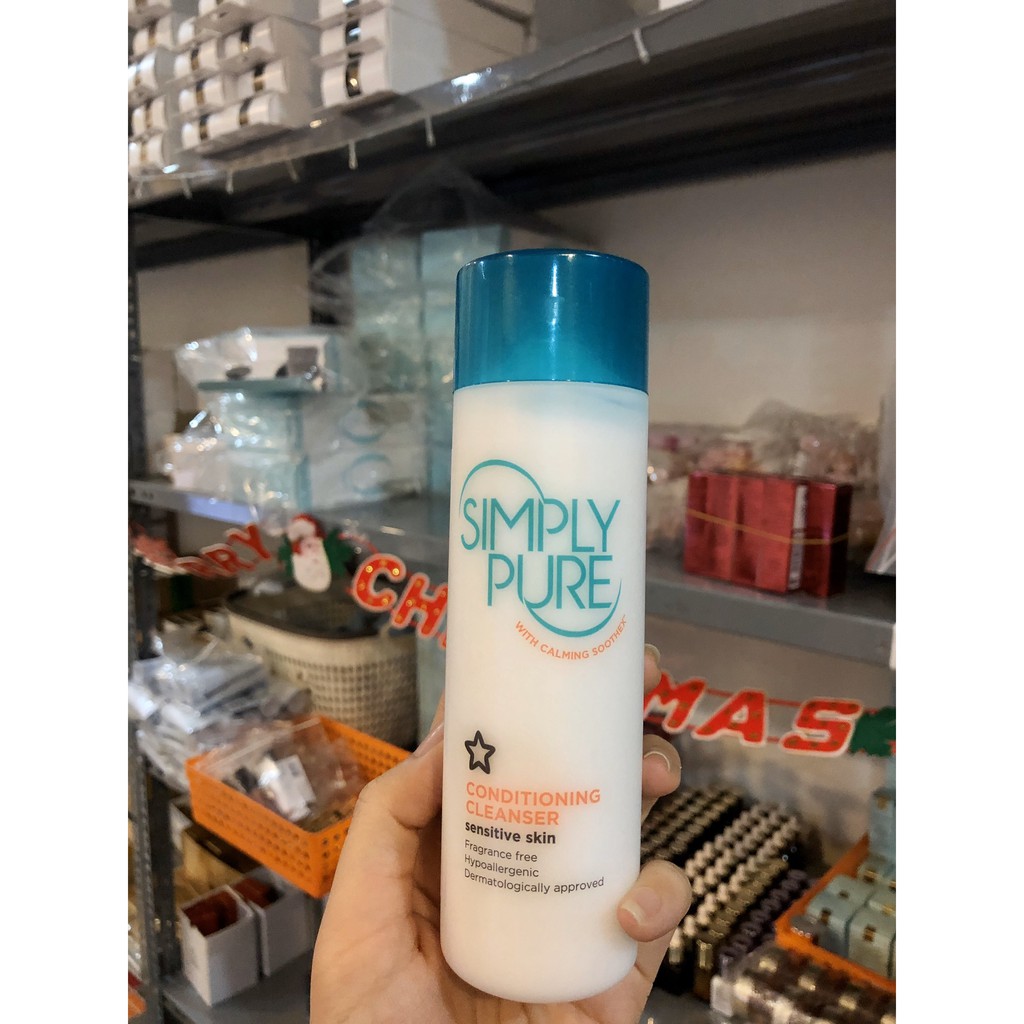 Sữa tẩy trang Simply Pure Calming Cleanser Superdrug 200ml