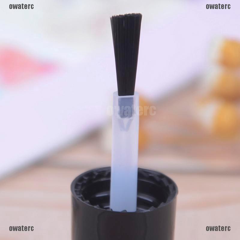 Lọ Sơn Móng Tay Bằng Thủy Tinh Đen Dung Tích 10ml