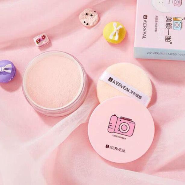 Phấn Phủ Dạng Bột Kiềm Dầu A'ERVEAL Hàng Nội Địa Trung - BUMSHOP79