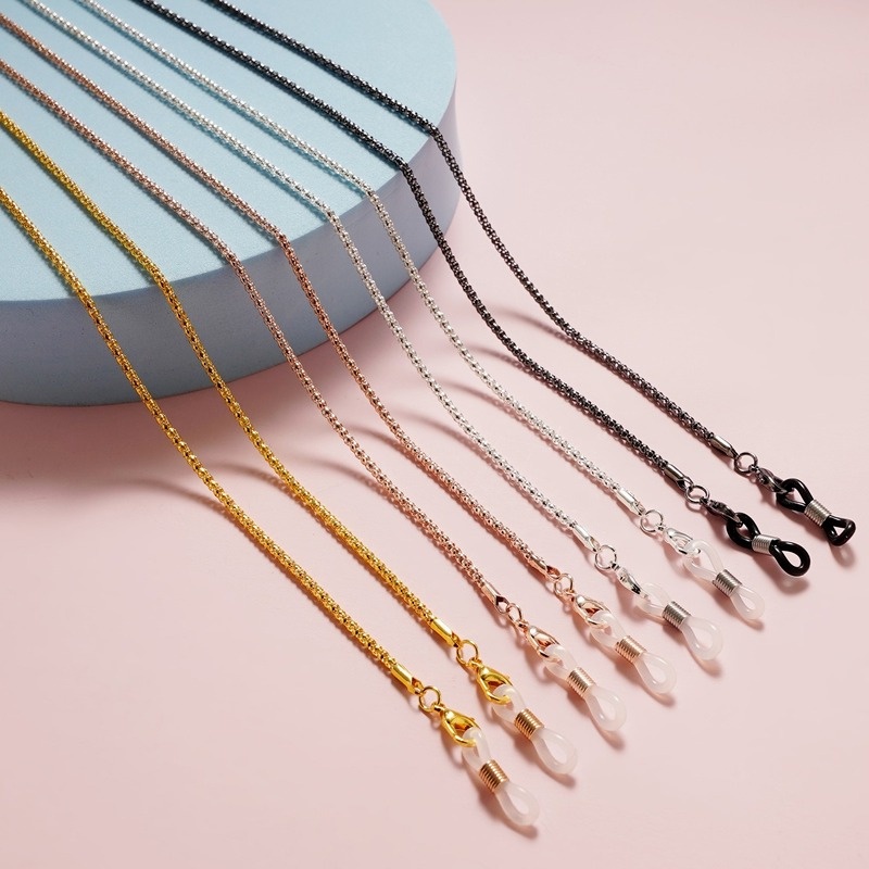 Dây Đeo Mắt Kính Bằng Kim Loại Ba Trong Một Đa Năng Thời Trang Hàn Quốc