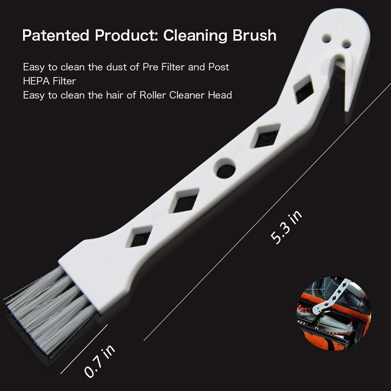 Bộ 7 Tấm Lọc Thay Thế Cho Máy Hút Bụi Dyson V6 / V8 / V7 / 3 HEPA / 3 Pre-Filter / 1 Bàn Chải 965661- 01 và 967478-01