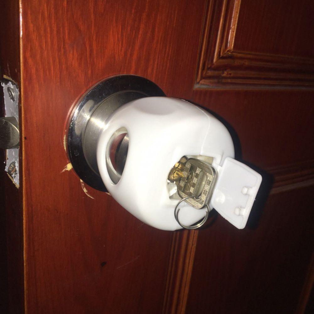 Vỏ Bọc Núm Vặn Cửa Bằng Nhựa Bảo Vệ An Toàn Cho Bé Có Thể Tái Sử Dụng