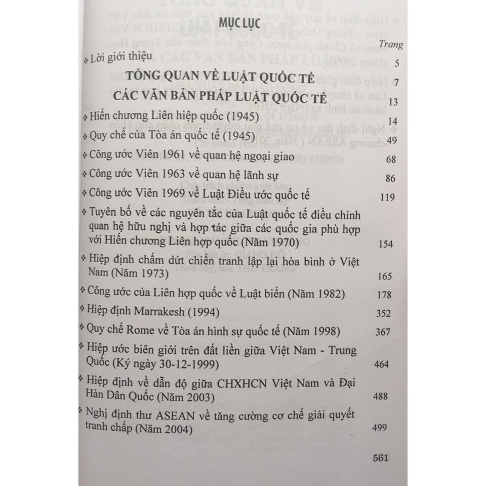 Sách - Tổng quan về luật quốc tế và các văn bản pháp luật