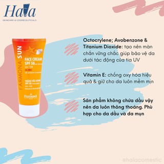 Farmona Sun Face Cream SPF 50+ Oil Free - Kem chống nắng cho da dầu