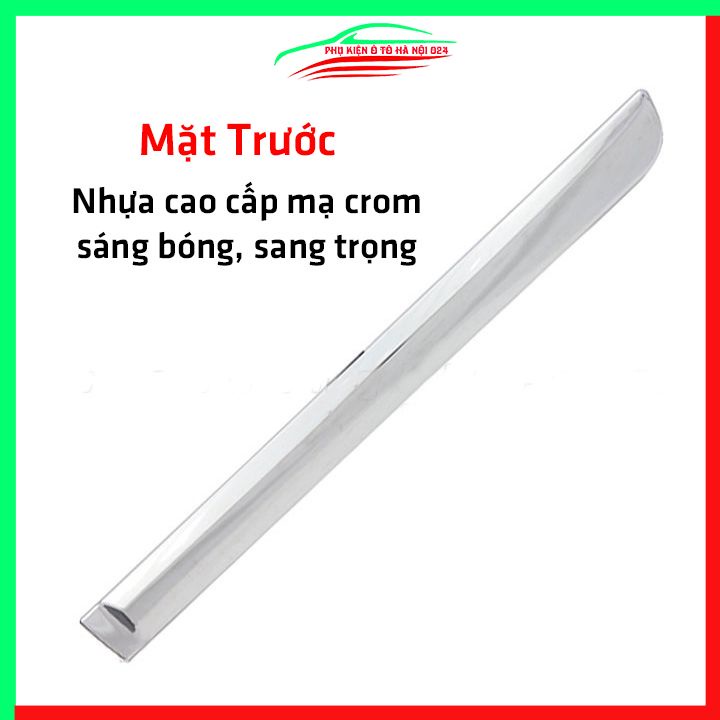 Bộ ốp nẹp sườn Innova 2017 -2020 mạ crom trang trí làm đẹp xe