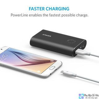 Cáp Micro USB Anker PowerLine 3m - Màu Đen [Phân phối chính hãng]