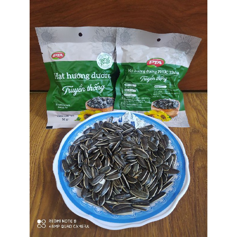 Hạt Hướng Dương vị mộc - truyền thống thơm bùi ngậy gói 50gram Phúc Tín An