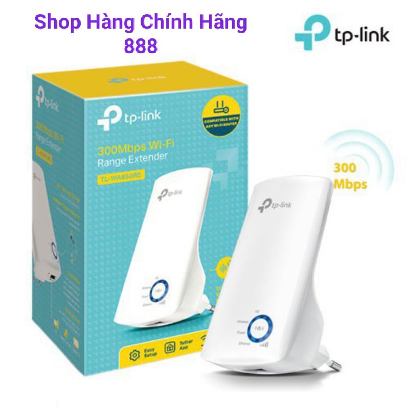 Bộ Kích Sóng Wifi Tp Link Repeater 300Mbps (TL-WA850RE) - Hàng Chính Hãng