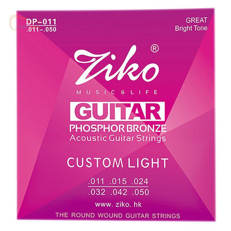 Dây Đàn Guitar Lõi Thép Carbon Mạ Bạc Dus-011 Chất Lượng Cao