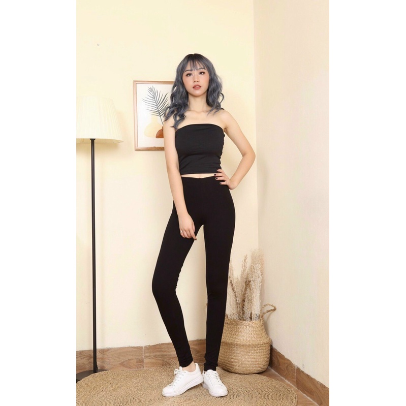 Quần legging cạp cao nâng mông gen bụng nữ dáng dài,chất umi hàn co giãn tôn dáng ,2 túi sau tiện dụng | BigBuy360 - bigbuy360.vn