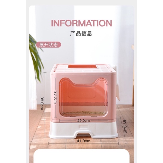 Nhà vệ sinh có ngăn kéo cao cấp chống văng cát 1H