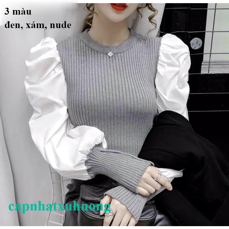 ÁO THUN PHỐI VOAN LỤA XINH ĐẸP VKV