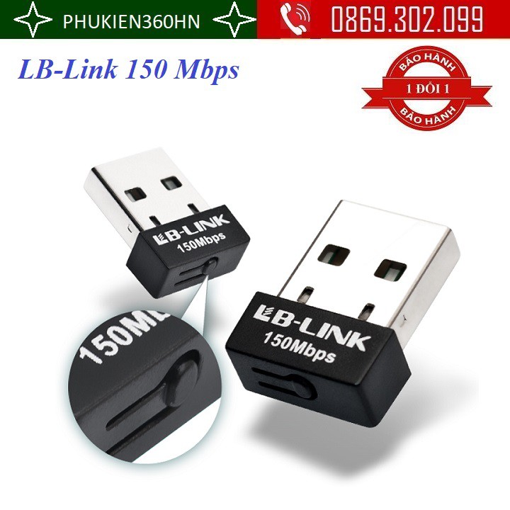 USB thu sóng wifi LB-Link tốc độ 150 Mbps