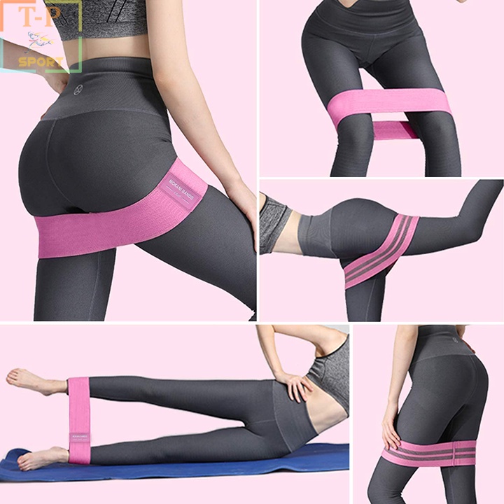 Dây kháng lực tập GYM ❤️FREESHIP❤️ Dây kháng lực Miniband đàn hồi tập thể dục Squats Yoga Tập Chân❤️Tay❤️Hông Siêu Bền