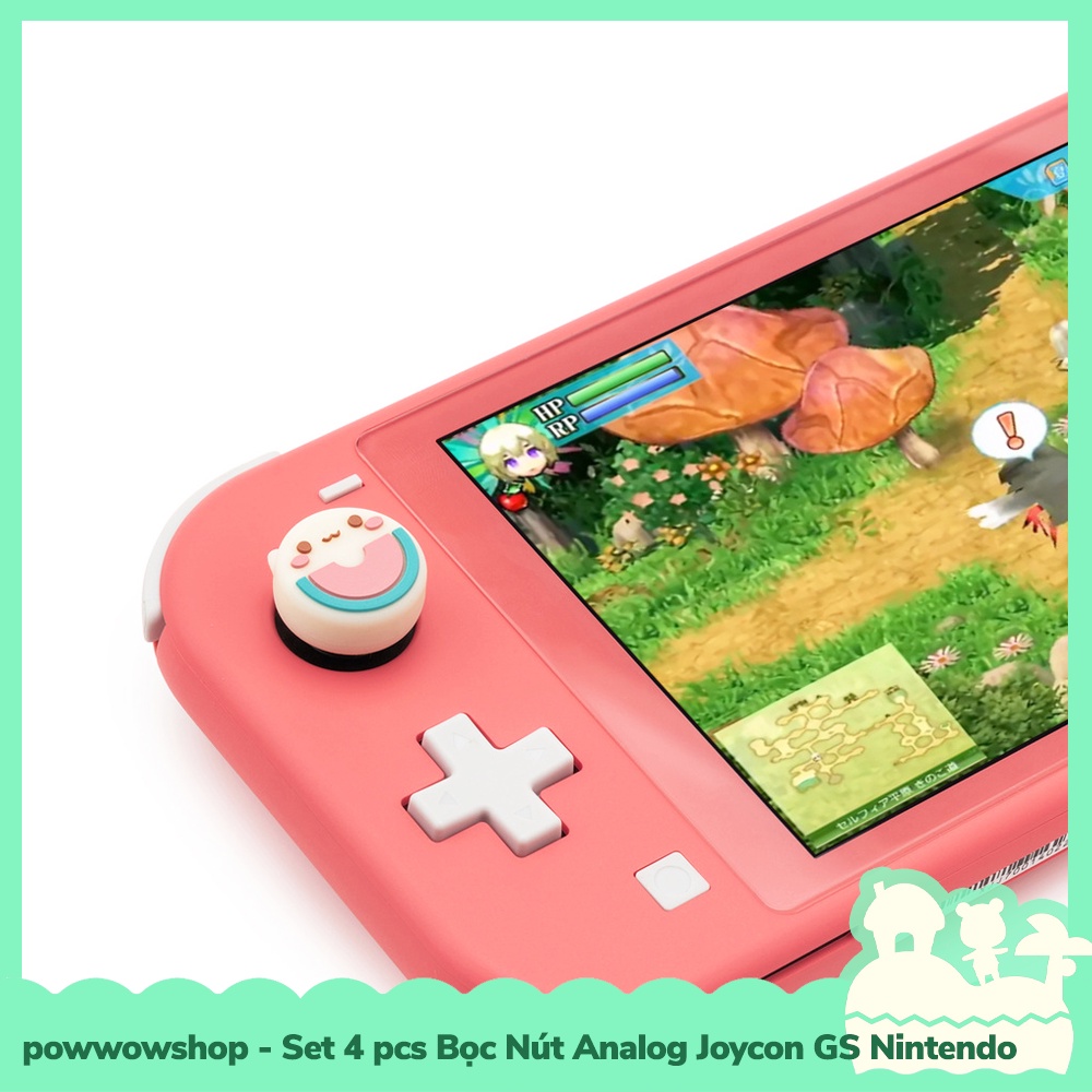 [Sẵn VN - Hỏa Tốc] GS Set 4pcs Bọc Cần Xoay Analog Joycon Cho Máy Game Nintendo Switch / Switch Lite Cute Theme