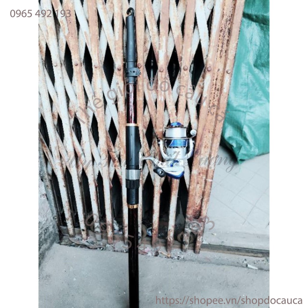 Bộ cần câu 3m6 + máy 5000 tặng kèm phao , chì , chặn , đuôi cắm phao ( rẻ vô địch )